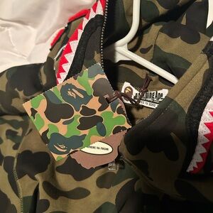 A Bathing Ape Camouflage Lightweight Jacket